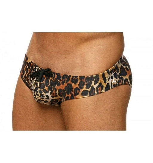 MARCUSE Jungle Swim-brief swimwear Leopard 9517 3 - SexyMenUnderwear.com