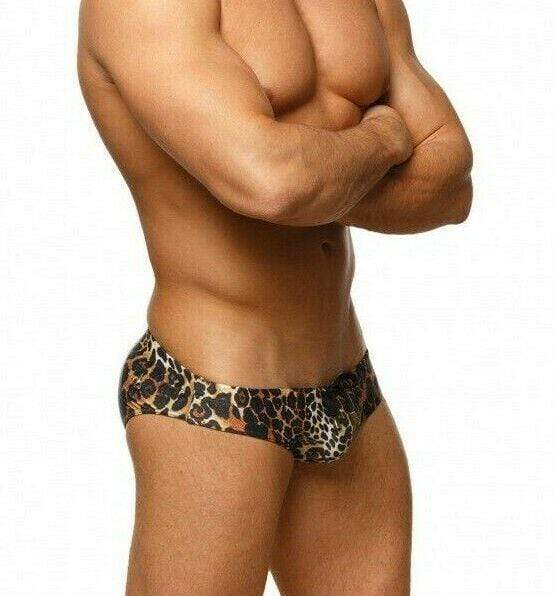 MARCUSE Jungle Swim-brief swimwear Leopard 9517 3 - SexyMenUnderwear.com