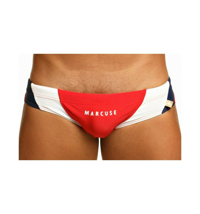 Marcuse Marcuse Swimwear Brief Aquaholic Maillot Italian Fab Briefs Swimsuits Red 11