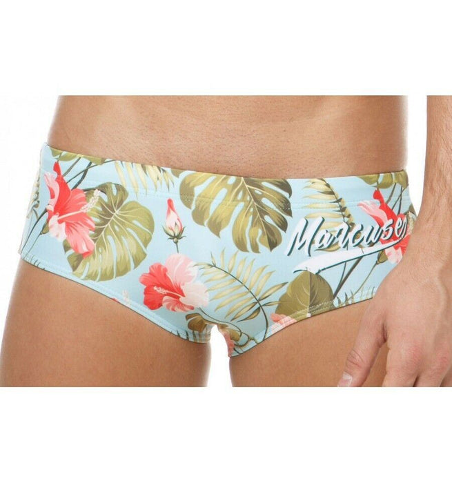 Marcuse Swim-Brief Havana Tropics Swimwear Blue 3 - SexyMenUnderwear.com