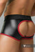 MASKULO Boxer-Jock Combo Bottomless Youngero Mesh Red TR050-10 5 - SexyMenUnderwear.com