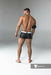 MASKULO Boxer Trunks Rubber Look Removable Pouch Leatherette Shorts TR21-90 9 - SexyMenUnderwear.com
