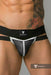 MASKULO Jock 2 Layer 3D Mesh Jockstraps Neon-White JS050-80 12 - SexyMenUnderwear.com