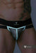 MASKULO Jock 2 Layer 3D Mesh Jockstraps Neon-White JS050-80 12 - SexyMenUnderwear.com