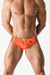 MASKULO Swim-Brief Drawstrings Swimwear Adjustable Quick Dry Carrot SW0804-17 33 - SexyMenUnderwear.com
