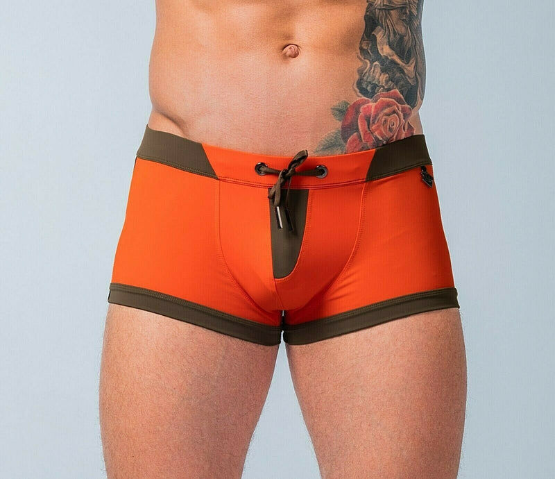MASKULO Swim-Trunk SHARK Swimwear With Zip Front Imitation Carrot SW0805-17 32 - SexyMenUnderwear.com
