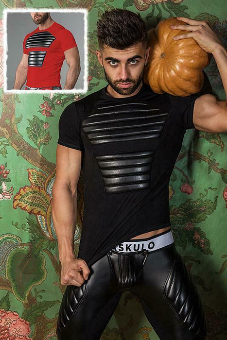 Maskulo T-Shirt Armored Spandex With Front Pads TP11-90 36 - SexyMenUnderwear.com