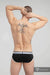 MASKULO Two pockets Briefs Elastic Band Breathable Cotton Black Briefs BR161-90 25 - SexyMenUnderwear.com