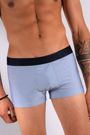 Medium Boxer HOM FRANCE Bussines Shirt Blue Ultra Chic Underwear 1 - SexyMenUnderwear.com