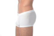 Medium Boxer HOM FRANCE Temptation Delight Boxer White 2 - SexyMenUnderwear.com