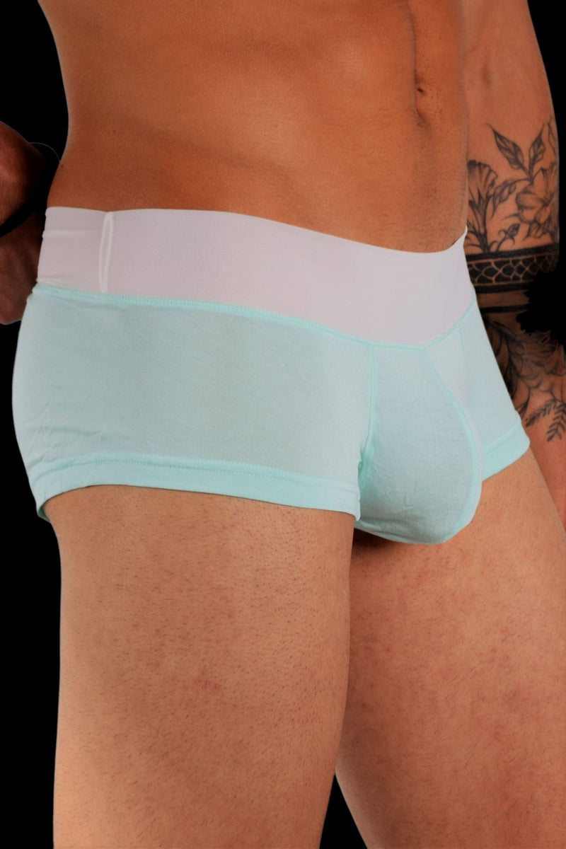 MEDIUM Boxer Nexus Private Structure Angel Blue Trunk 4-38 - SexyMenUnderwear.com
