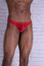 MEDIUM CockSox Thong Enhancer Sheer Tangas See Trough Red CX05SH 9 - SexyMenUnderwear.com