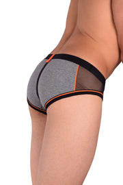 MEDIUM Construction Brief Private Structure Orange Combo 2-26 - SexyMenUnderwear.com