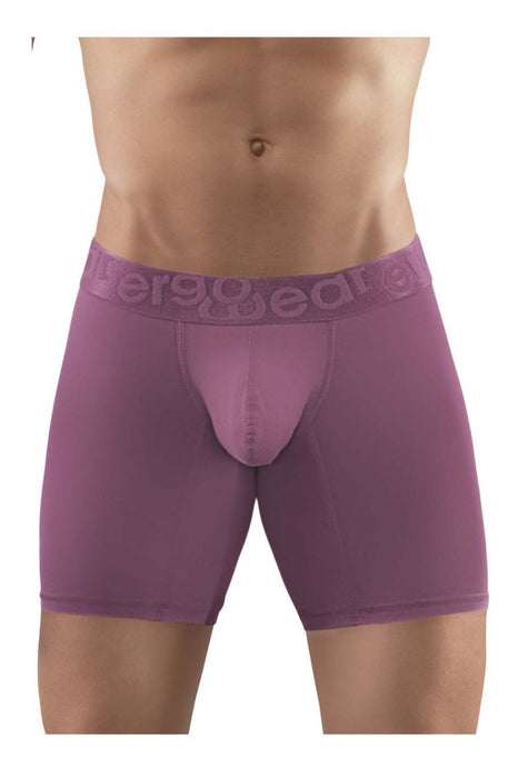 MEDIUM ErgoWear Long Boxer Brief Max XV Body-Defining fit Pink Marsala 1017 30 - SexyMenUnderwear.com