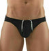 MEDIUM ErgoWear Swim-Tanning Thongs X4D Swim Thong Microfiber Black 0943 19 - SexyMenUnderwear.com
