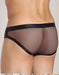 MEDIUM Gregg Homme Brief No Doubt Mesh Fabric Black 110203 102 - SexyMenUnderwear.com
