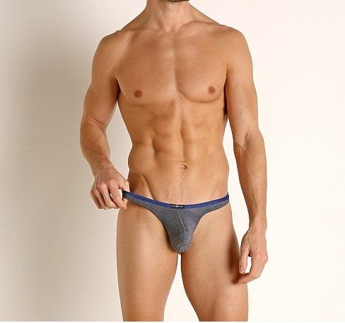Medium Gregg Homme Feel-It Thong Grey 172804 89 - SexyMenUnderwear.com