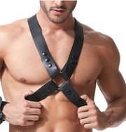 Medium Gregg Homme Frame Leather Harness Genuine 152962 61 - SexyMenUnderwear.com