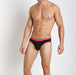 Medium Gregg Homme Hot Spell Briefs 122993 Black Pink MX3 - SexyMenUnderwear.com