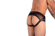Medium Gregg Homme Jockstrap Reckless Black 140734 78 - SexyMenUnderwear.com