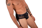 Medium Gregg Homme Jockstrap Reckless Black 140734 78 - SexyMenUnderwear.com