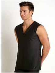 Medium Gregg Homme Mythic Honeycomb Laced Tank Top 152222 169B - SexyMenUnderwear.com