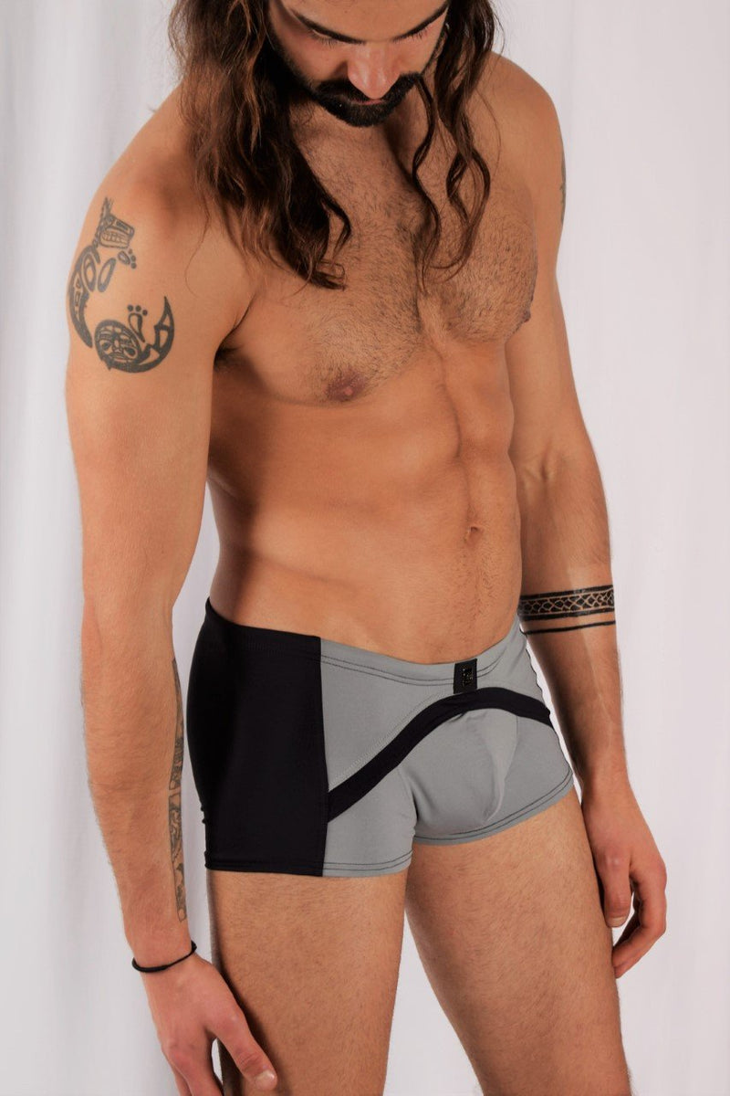 Medium GREGG HOMME Swim-Trunk Reef Special Edition Swimwear Dark Grey 151305 138 - SexyMenUnderwear.com