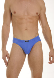 Medium Gregg Homme SwimWear Ocean Swim Briefs Blue 100345 SWB1 - SexyMenUnderwear.com