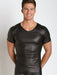 MEDIUM Gregg Homme T-shirt Lure Leather-Look Shirt 130507 GT1 - SexyMenUnderwear.com