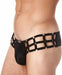 Medium Gregg Homme Thongs Hyper Stretch Liquid Booty Shorts Black 100904 70 - SexyMenUnderwear.com