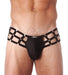 Medium Gregg Homme Thongs Hyper Stretch Liquid Booty Shorts Black 100904 70 - SexyMenUnderwear.com