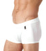 MEDIUM Gregg Homme Trunk Boytoy Rubber-Look Boxer Spandex White 95055 148 - SexyMenUnderwear.com