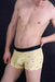 MEDIUM HOM Boxer Homme GEORGE Yellow - SexyMenUnderwear.com