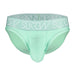 MEDIUM Jacquard Brief SUKREW Branded Classic Brief Silky Breathable Mint Stretch 5 - SexyMenUnderwear.com