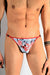 MEDIUM L'Homme Invisible Mesh G-String Thong Flower Red Transparent MY11X 2 - SexyMenUnderwear.com