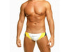 MEDIUM Marcuse Aquaholic Swim-Briefs Swimwear White 4 - SexyMenUnderwear.com