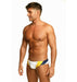 MEDIUM Marcuse Aquaholic Swim-Briefs Swimwear White 4 - SexyMenUnderwear.com