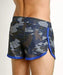 MEDIUM Modus Vivendi Swimwear Camo Jogging Cut Swim-Short Blue S1722 38 - SexyMenUnderwear.com