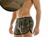 MEDIUM Modus Vivendi Swimwear Jogging Cut Camo Swim-Short Khaki S1722 38 - SexyMenUnderwear.com