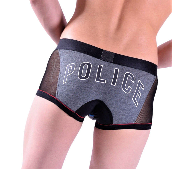 MEDIUM Police Private Structure Boxer 1-10 - SexyMenUnderwear.com