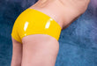 MEDIUM Polymorphe Mens Latex Yellow Brief un-015ASTR 15a 9 - SexyMenUnderwear.com