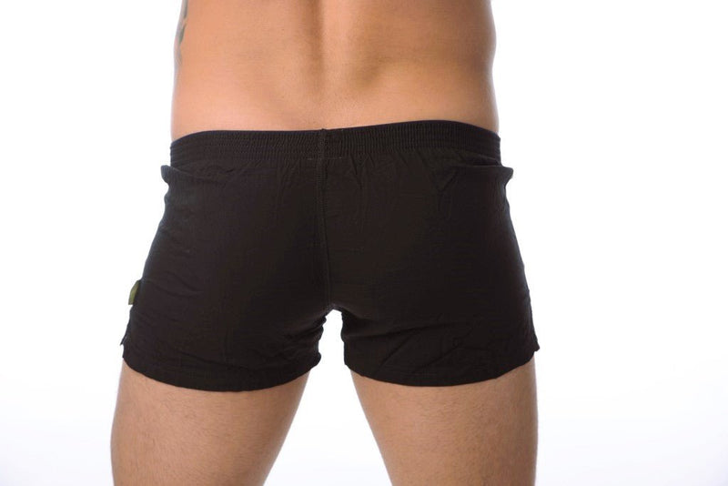 MEDIUM Private Structure Utopia Boxer Short Black 5-42 - SexyMenUnderwear.com