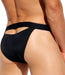 MEDIUM RUFSKIN Brief Cut-Out Stretchy Nylon BRUISER Cheeky Black 58 - SexyMenUnderwear.com