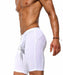 Medium RUFSKIN Cycle Shorts FIELD Premium Nylon Swooping Perforated Mesh White 33 - SexyMenUnderwear.com