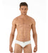 Medium Swimwear Gregg Homme LURE Swim-Brief Leather-Look White 131135 234