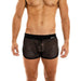 Modus Vivendi 2020 Short Camouflage Shorts C-Throug Mesh Black 02061 12 - SexyMenUnderwear.com