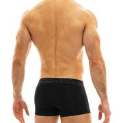 Modus Vivendi Boxer Brief Glam Sparkle Fashion Metallic Yarns Black 10021 35 - SexyMenUnderwear.com