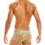 Modus Vivendi Boxer Labyrinth Enhancing illusion Viscose Dusty Pink 06021 21A - SexyMenUnderwear.com