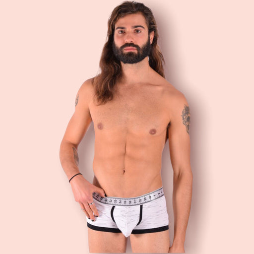 Modus Vivendi Boxer Measure 100% Cotton Jersey Black 07821 31 - SexyMenUnderwear.com