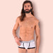 Modus Vivendi Boxer Measure 100% Cotton Jersey Black 07821 31 - SexyMenUnderwear.com